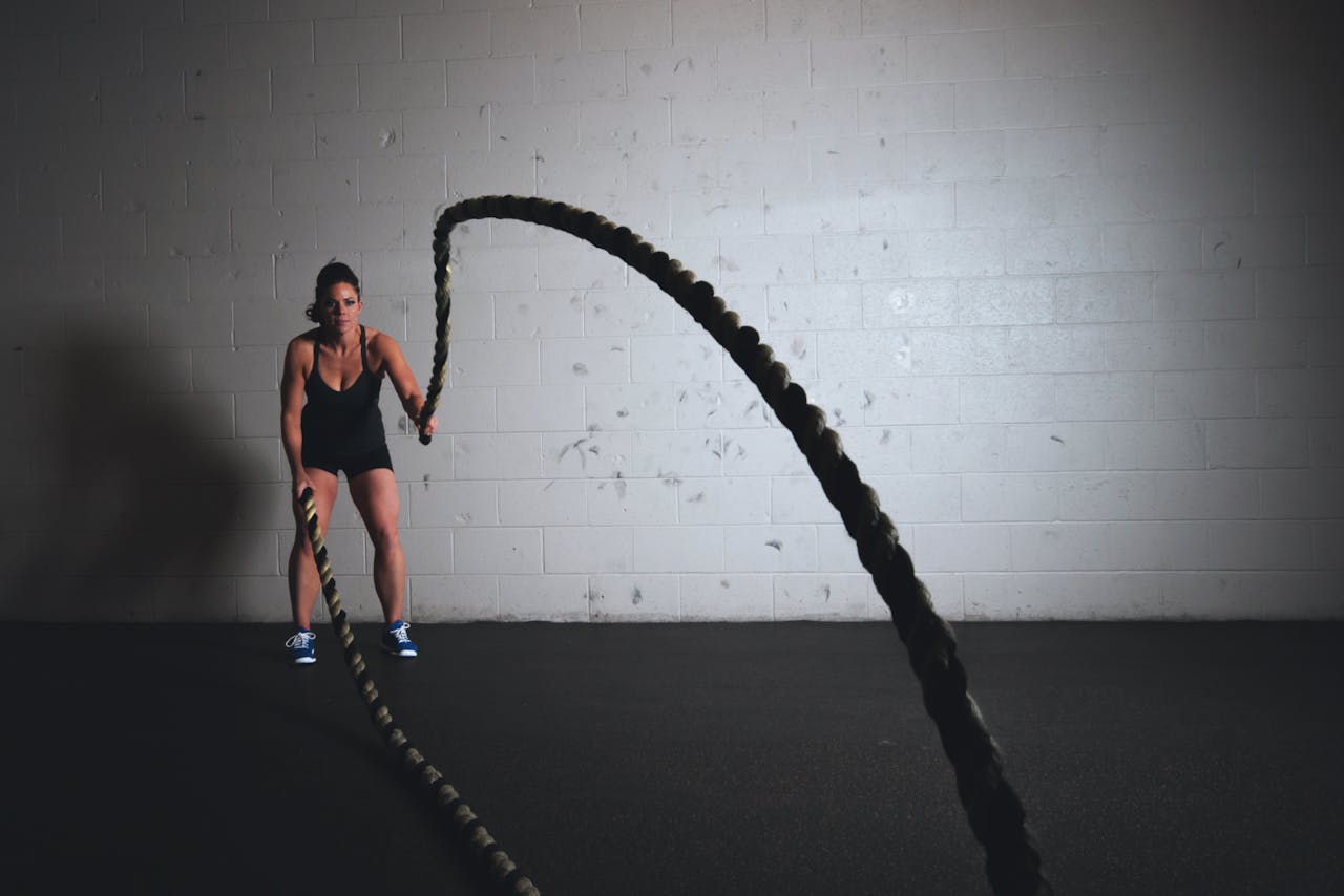 Inside the gym